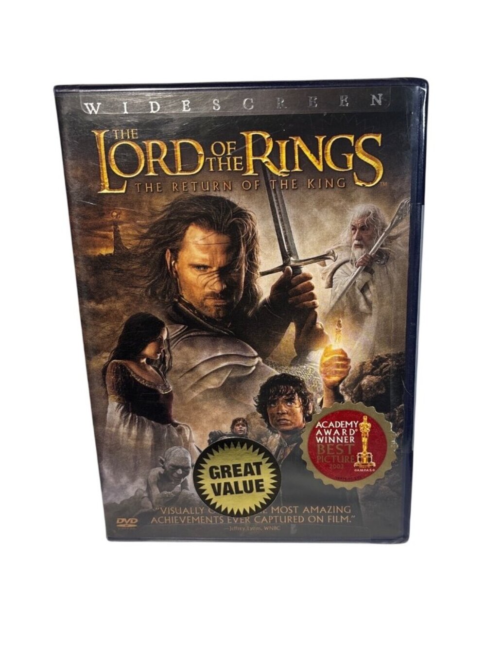 The Lord Of The Rings: The Return Of The King DVD Widescreen Edition Academy Awa